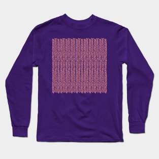Knit Wave Coral Long Sleeve T-Shirt